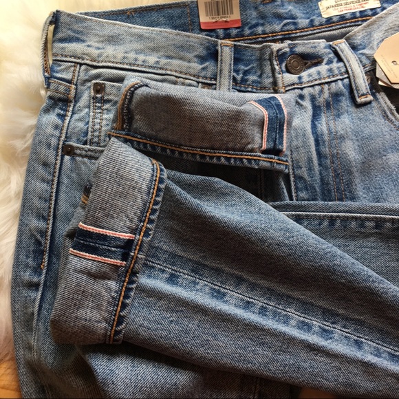 Levi’s slim fit straight leg selvedge 505c jeans - Picture 5 of 6